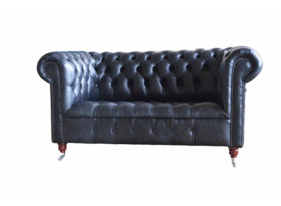 Klassisch Design Chesterfield Luxus Polster Sofa Couch Sitz Garnitur Leder Neu