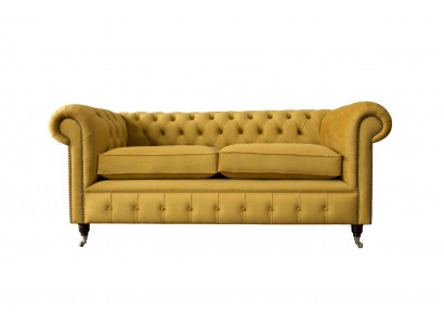 Dreisitzer Sofa 3 Sitzer Sofas Polster Möbel Couchen Chesterfield Neu