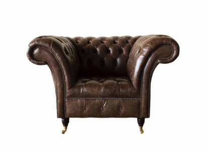 Chesterfield Sessel Klassisch Design Wohnzimmer Polster Einsitzer Stil Möbel