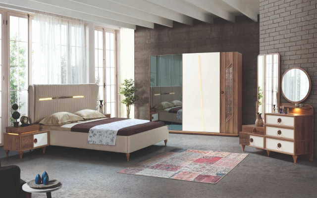 Kleiderschrank Braun Luxus Möbel Italienische Einrichtung Schlafzimmer