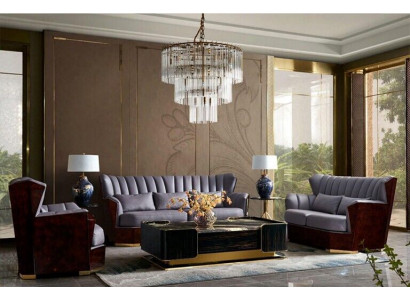 Sofagarnitur 321 Sitzer Set Design Sofa Polster Couchen Couch Modern