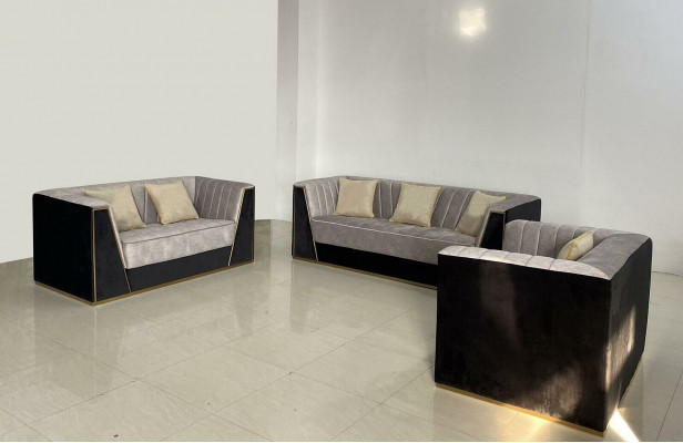 Design Sofas Polstermöbel Sofas Modern Luxus elegant Sitzgarnitur 3+2+1 Sitzer