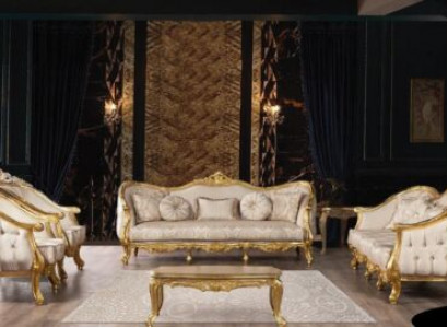 Sofagarnitur 3+3+1+1 Sitzer Couchtisch Sofa Sofas Sessel Sitz Luxus Set 5tlg