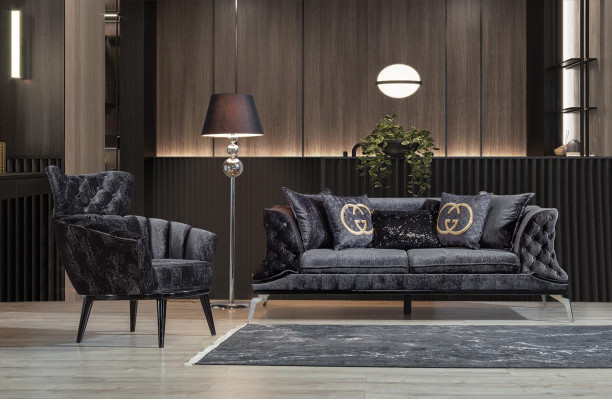 Wohnzimmer Dreisitz Sofa 3 Sitzer Sofas Sitz Modern Design Couch Möbel Stil