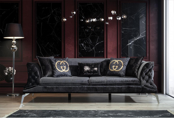 Wohnzimmer Dreisitz Sofa 3 Sitzer Sofas Sitz Modern Design Couch Möbel Stil