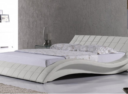 Betten Ehe 180x200cm Schlaf Zimmer Leder Doppel Bett Polster Design
