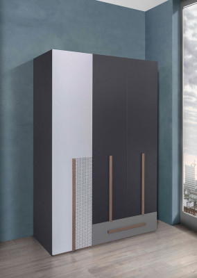 Schrank Modern Stil Schränke Regal Kleiderschrank Jugendzimmer Holz