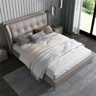 Betten Leder Hotel Luxus Polster Italienische Möbel Designer Bett Schlafzimmer