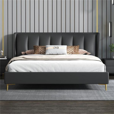 Betten Textil Hotel Luxus Polster Sitz Stoff Italien Designer Bett Schlafzimmer