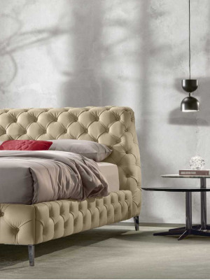 Chesterfield Bett Luxus Betten Holz Bettrahmen Möbel Design Modern Bettgestelle