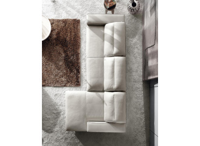 Design Ecksofa L form Couch Polster Leder Sofas Luxus Wohnzimmer Sofa