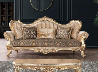 Sofa 3 Sitzer Sofas Sitz Klassische Couch Luxus Textil Wohnzimmer Dreisitzer Neu