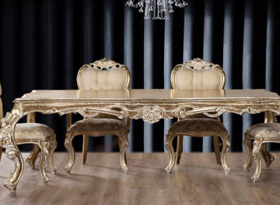 Tisch Esszimmertisch Esstisch Esszimmer Holz Tische Barock Ess Luxus Möbel Neu