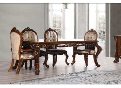 Tisch Esszimmertisch Esstisch Esszimmer Holz Tische Barock Ess Luxus Möbel Neu