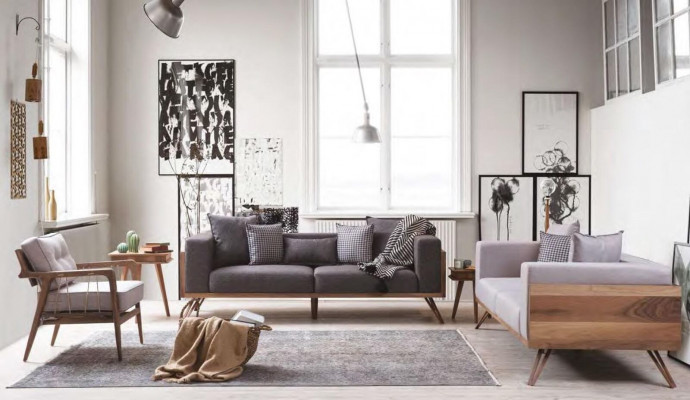 Moderner Sessel Luxus Einsitzer Loungesessel Wohnzimmer Möbel Einrichtung