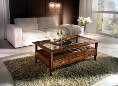 Tisch Beistell Tische Couch Modern 130cm Design Quadrat Couchtisch Holztisch Neu