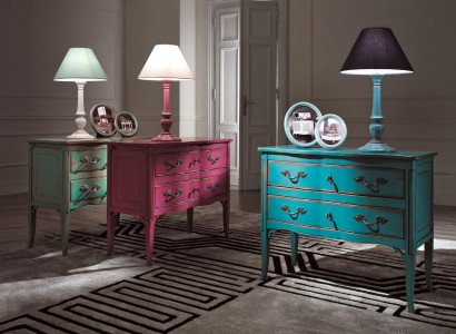 Design Kommode Anrichte Side Lowboard Schrank Regal Luxus Abstrakt Wohnzimmer