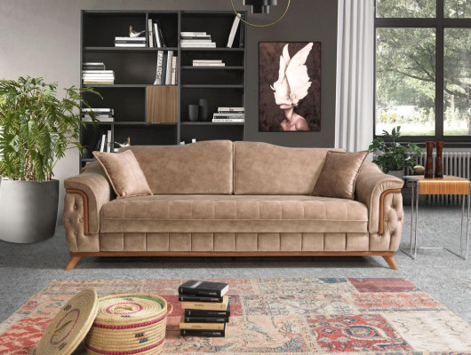 Set 4 tlg Sofagarnitur 3311 Sitzer Garnitur Sofa Modern Design Sofas