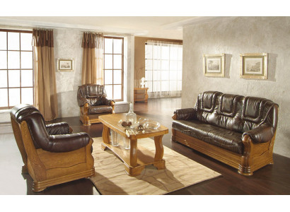 Sofagarnitur 3+2+2 Sitzer Klassischer Wohnlandschaft Sofas Couchen Polster Neu