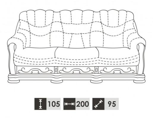 Garnitur 3+2 Sitzer Couch Polster Garnituren Sitz Set 100% Italienisches Leder
