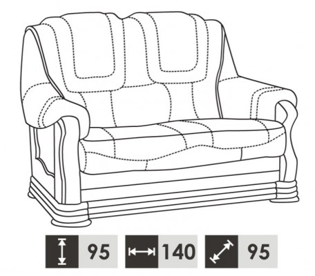 Wohnzimmer Ledercouch Sofagarnitur Set 3+2 Sitzer Sofa Couch Sitz Polster