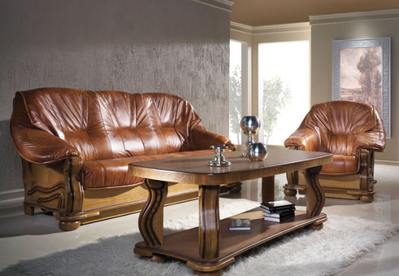 Klassische Dreisitzer Couch Neu Polster Sofa 3 Sitzer Couchen Ledersofa