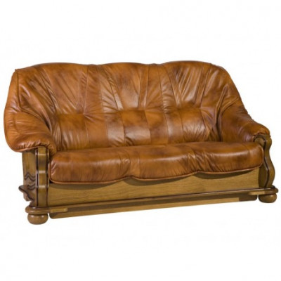 Garnitur 3+2 Sitzer Couch Sitz Polster Garnituren Set 100% Italienisches Leder