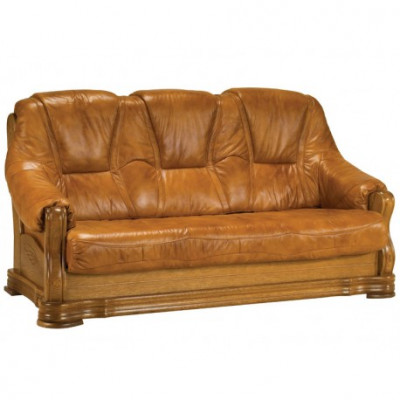 Klassische Dreisitzer Couch Couchen Polster Sofa 3Sitzer Leder Couchen
