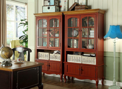 Luxus Schrank Holz Möbel Schränke Vitrine Regal Aktenschrank Glasschrank Antik