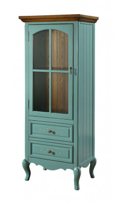Vitrine anrichte glas schrank kommode hoch schränke echte holz möbel kommoden