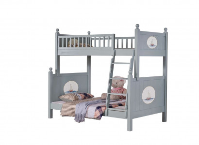 Elegantes Kinderzimmer Bett Etagen Hochbett Luxus Jugendbett Hoch Etage Betten