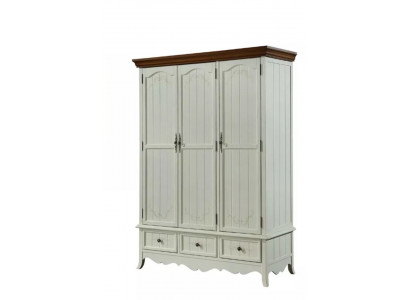 Klassischer Kleiderschrank Holzschrank Landhaus Schlafzimmer Schränke Holz Möbel