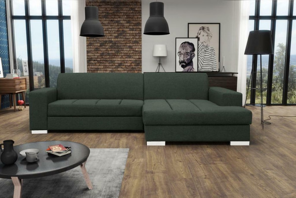 Ecksofa Sofa Couch Schlaf Polster Eck Garnitur Wohnlandschaft Bett Couchen