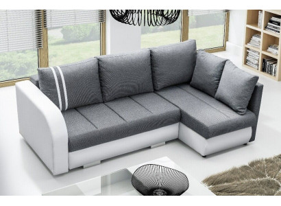 Design Ecksofa Couch Wohnlandschaft Schlafsofa Funktionssofa Eck Polster