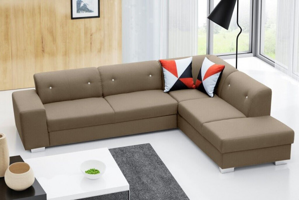 Wohnlandschaft Ecksofa Sofas Bettkasten Polstersofa Couch Sofa L-Form