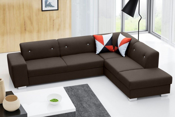Wohnlandschaft Ecksofa Sofas Bettkasten Polstersofa Couch Sofa L-Form