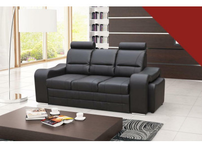 Schlafsofa Klappcouch 3-Sitzer Schlaffunktion + Bettkasten Couch Sofa Klappsofa