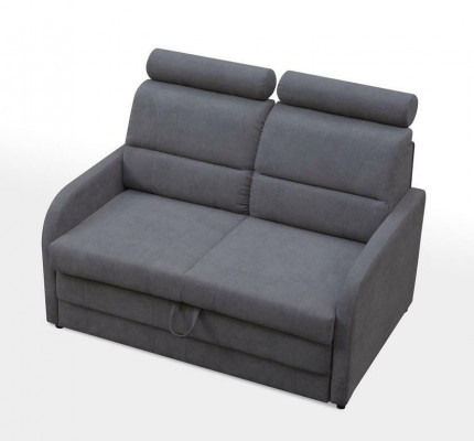 2 Sitz Sofa Couch Sofas Textil Polster Stoff Garnitur Bettfunktion Schlafsofa