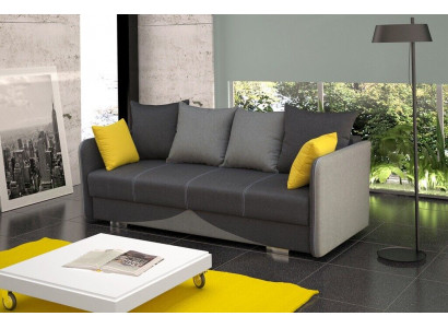 Textil Polster Stoff Garnitur Bettfunktion Schlafsofa Neu 3 Sitz Sofa Couch