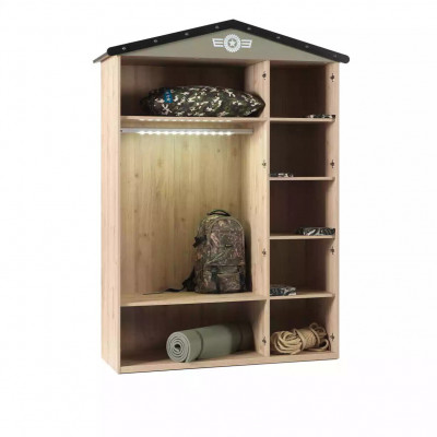 Kindermöbel Luxus Kinderzimmer Garnitur Bett Grün Bettrahmen 5tlg Holz