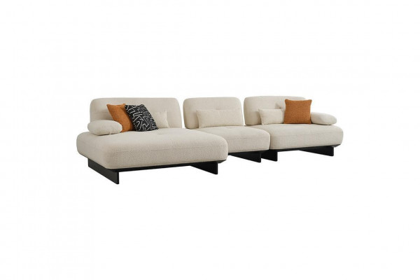 Wohnzimmer Textil Sofa Luxuriöse L-Form Couch Ecksofa Designer Möbel
