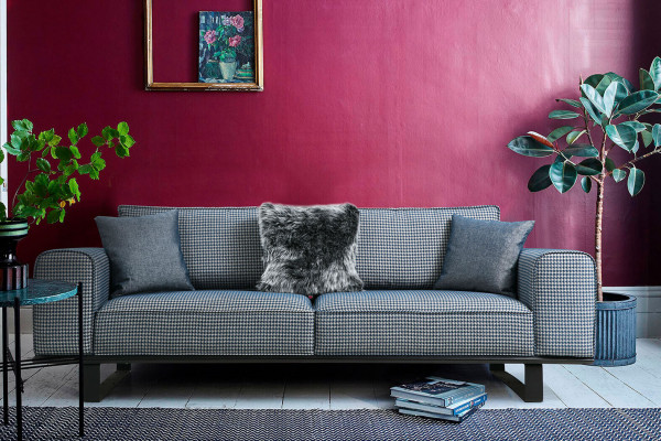 Luxuriöse Wohnzimmer Sitzmöbel Designer Dreisitzer Chesterfield Sessel
