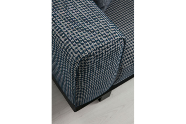 Designer Graue Couch Luxuriöses Wohnzimmer 3-Sitzer Textilsofa Dreier