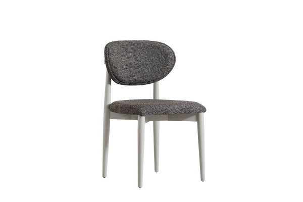 Esszimmer Möbel Abgerundeter Esstisch 4x Stühle Luxus Holz Garnitur 5tlg