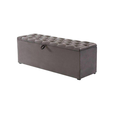Chesterfield Sitzbank Modern Desing Ottomane Sitzhocker Zweisitzer Textil Neu