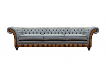 Hellgraue Wohnzimmer Moderne Couch Exklusiver Dreisitzer Designer Möbel