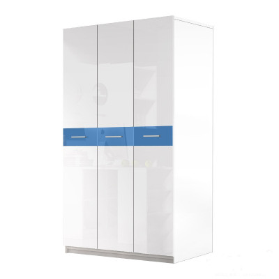 Kleiderschrank Schrank für Jugendzimmer Möbel Design Jugend Schlafzimmer blau