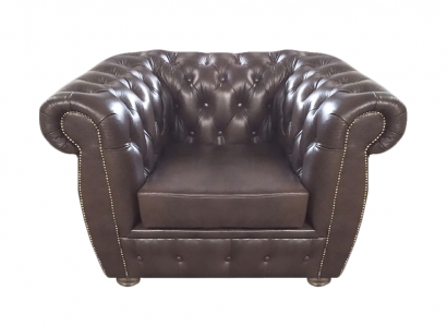 Luxus Design Sessel Braun Polstermöbel Sitz Möbel Polstermöbel Chesterfield