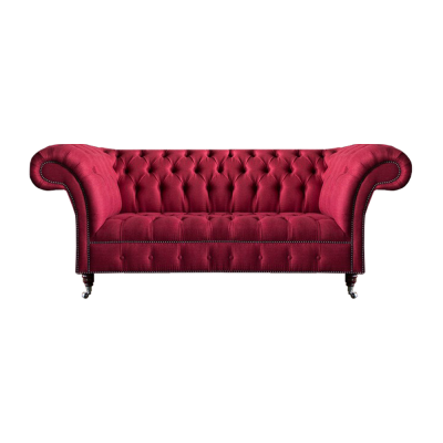 Luxus Rosa Wohnzimmersofa Dreisitzer Sofa Couch Textil Polstermöbel