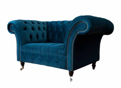 Luxus Sessel Design Relax Club Lounge Einsitzer Polster Stoff Neu